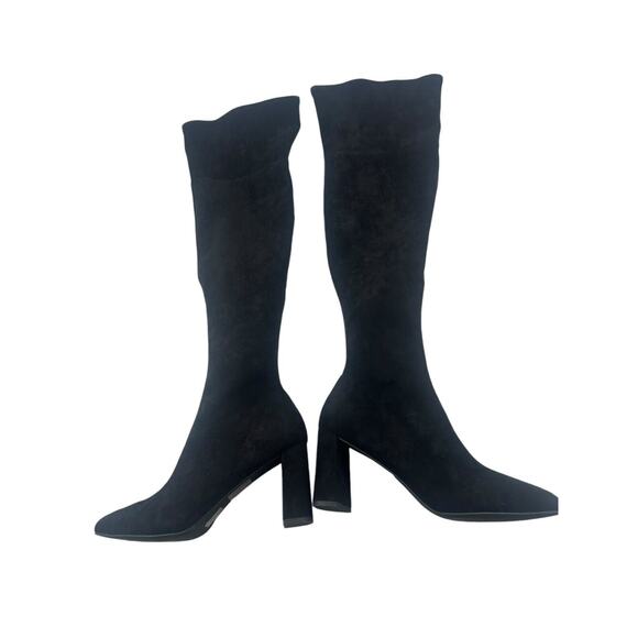 Jeffrey Campbell Parisah BLACK Over The Knee Sock Boots Suede 8.5 US NEW - Picture 6 of 14